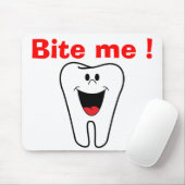 "BITE ME" TOOTH MUISMAT (Met muis)