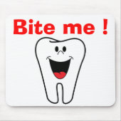 "BITE ME" TOOTH MUISMAT (Voorkant)