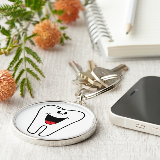 "BITE ME" TOOTH SLEUTELHANGER (Zijkant)