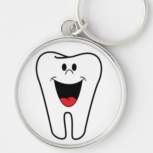 "BITE ME" TOOTH SLEUTELHANGER (Voorkant)