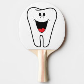 "BITE ME" TOOTH TAFELTENNISBATJE (Voorkant)