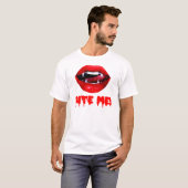 Bite Me Vampire Halloween T-shirt (Voorkant volledig)