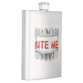 Bite Me Vampire Teeth Flask Heupfles (Rechts)