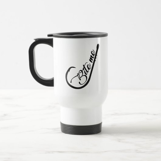 Bite Me Visbeker Mug Beker Reisbeker (Links)