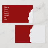 Bite me visitekaartje (Voorkant / Achterkant)