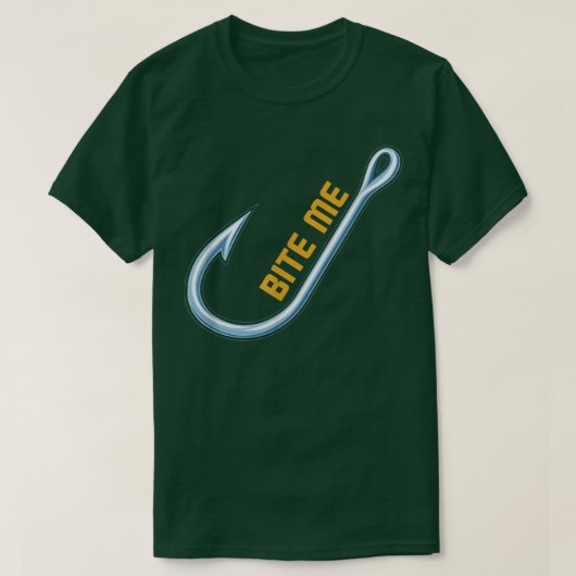 Bite me Vissen T T-shirt (Design voorkant)