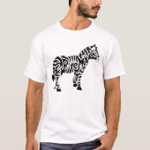 Bite me Zebra T-shirt (Voorkant)