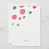 Bite of Watermelon Uitnodiging (Achterkant)