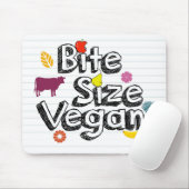 Bite Size Vegan Mousepad New Logo Muismat (Met muis)