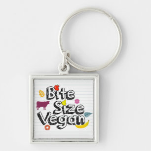 Bite Size Vegan Sleutelhanger New Logo