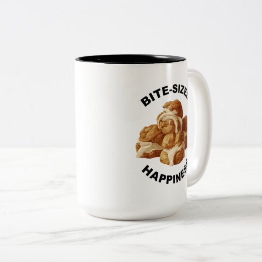 Bite-sized Happiness Profiteroles Mok (Voorkant rechts)