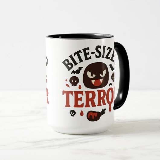 Bite-Sized Terror | halloween Mok (Voorkant rechts)