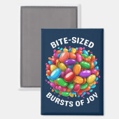 Bite-sized uitbarstingen van vreugde magneet (Voorkant / Achterkant)