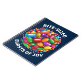 Bite-sized uitbarstingen van vreugde notitieboek (Linkerzijde)