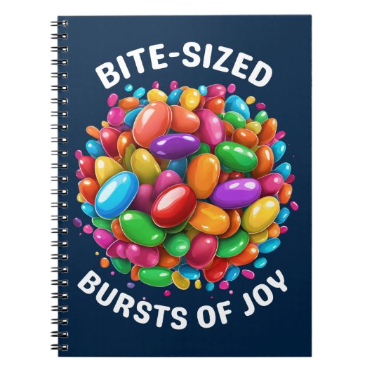 Bite-sized uitbarstingen van vreugde notitieboek (Voorkant)