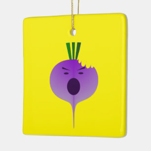 Bite The Angry Turnip door Kenneth Yoncich Keramisch Ornament