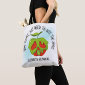 Bite the Apple Tote Bag (Dichtbij)
