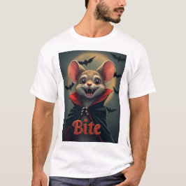 Bite – Vampire Mouse TinyFur Halloween Tee T-shirt