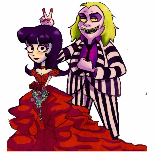 Bitelchus y Sevillana Staand Fotobeeldje (Voorkant)