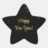 Bites & Bubbles New Years Eve Ster Sticker (Voorkant)