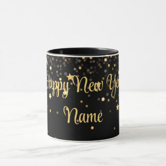 Bites & Bubbly New Years Eve Personalized Mok