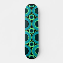 Bitesize Blauwgroen Donuts met Mint Persoonlijk Skateboard