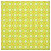 Bitesize groene donuts met vulling op oker stof (Swatch)