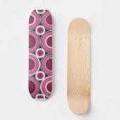 Bitesize magenta donuts met witte marine persoonlijk skateboard (Voorkant)