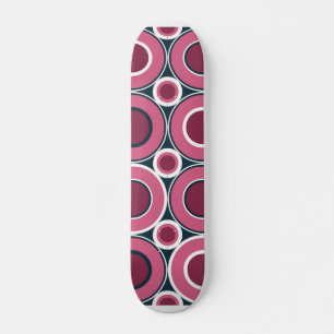 Bitesize magenta donuts met witte marine persoonlijk skateboard