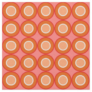 Bitesize Oranje rode donuts met vulling op blush Stof