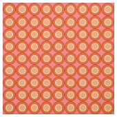 Bitesize Oranje rode donuts met vulling op blush Stof (Swatch)