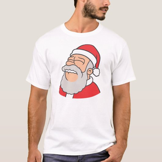 Biting Lip Santa T-shirt (Voorkant)