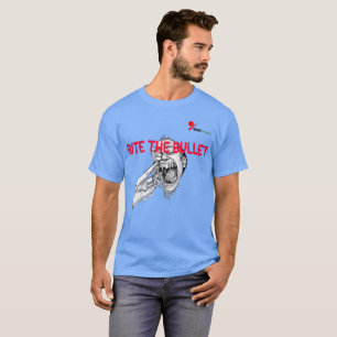 "Biting the Bullet" T-shirt Omarm de Uitdaging