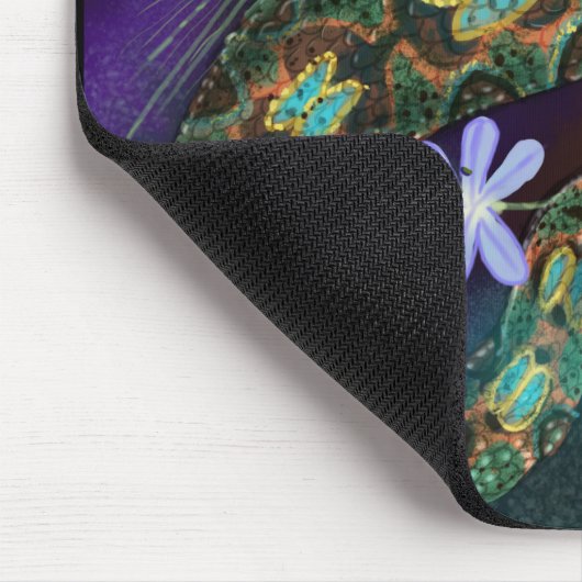 Bitis Nasicornis Butterfly Viper Art Muismat (Hoek)