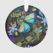 Bitis Nasicornis Butterfly Viper Art Ornament (voorkant)