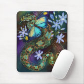 Bitis Nasicornis Vlinderadder Kunst Muismat (Met muis)
