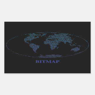 Bitmap Rechthoekige Sticker