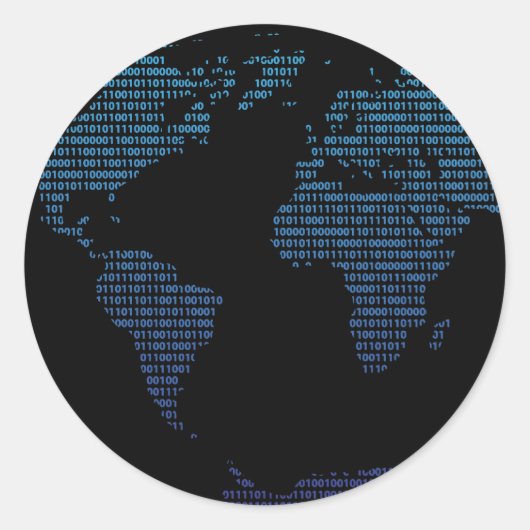 Bitmap Ronde Sticker (Voorkant)