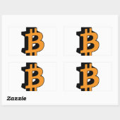 Bitmunt 11 rechthoekige sticker (Vel)