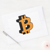Bitmunt 11 rechthoekige sticker (Envelop)