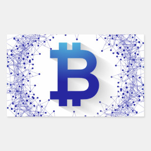 Bitmunt 5 rechthoekige sticker