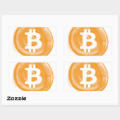 Bitmunt 6 rechthoekige sticker (Vel)