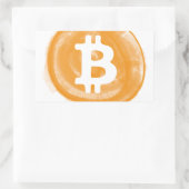 Bitmunt 6 rechthoekige sticker (Tas)