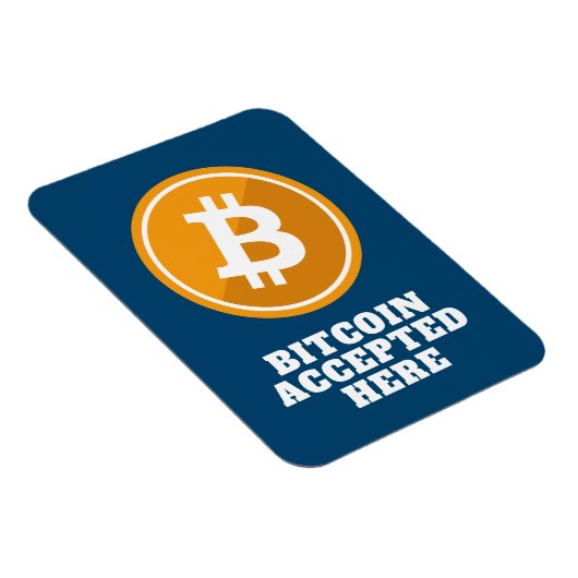 Bitmunt aanvaard hier - digitale cryptocurrency Ma Magneet (Rechterzijde)