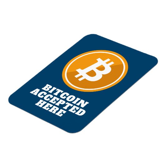 Bitmunt aanvaard hier - digitale cryptocurrency Ma Magneet (Linkerzijde)