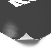 Bitmunt aanvaard hier - digitale cryptovaluta perfect poster (Hoek)