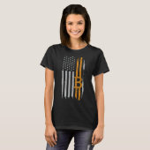 Bitmunt American Flag Patriotic Cryptocurrency Hoe T-shirt (Voorkant volledig)