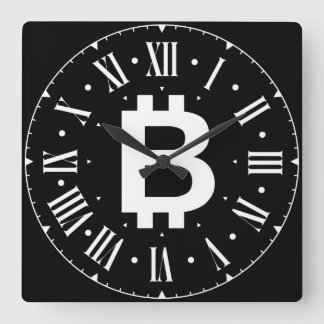 Bitmunt B Cool Roman Numeral Wall Clock Vierkante Klok