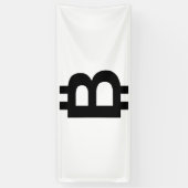 Bitmunt B Vet 2,5x6 Vinylbanner Spandoek (Verticaal)