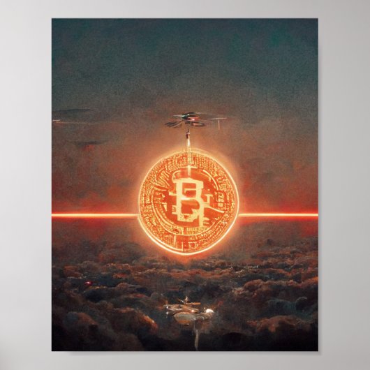 Bitmunt behang poster (Voorkant)